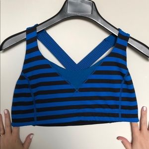 Lululemon sports bra size 12 striped